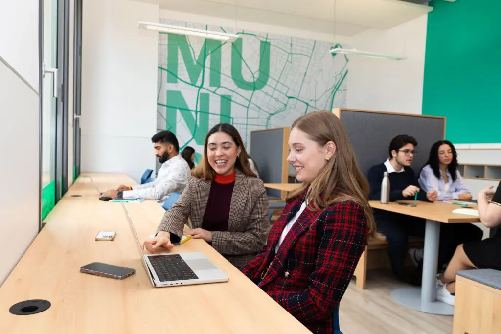 EU Business school classroom